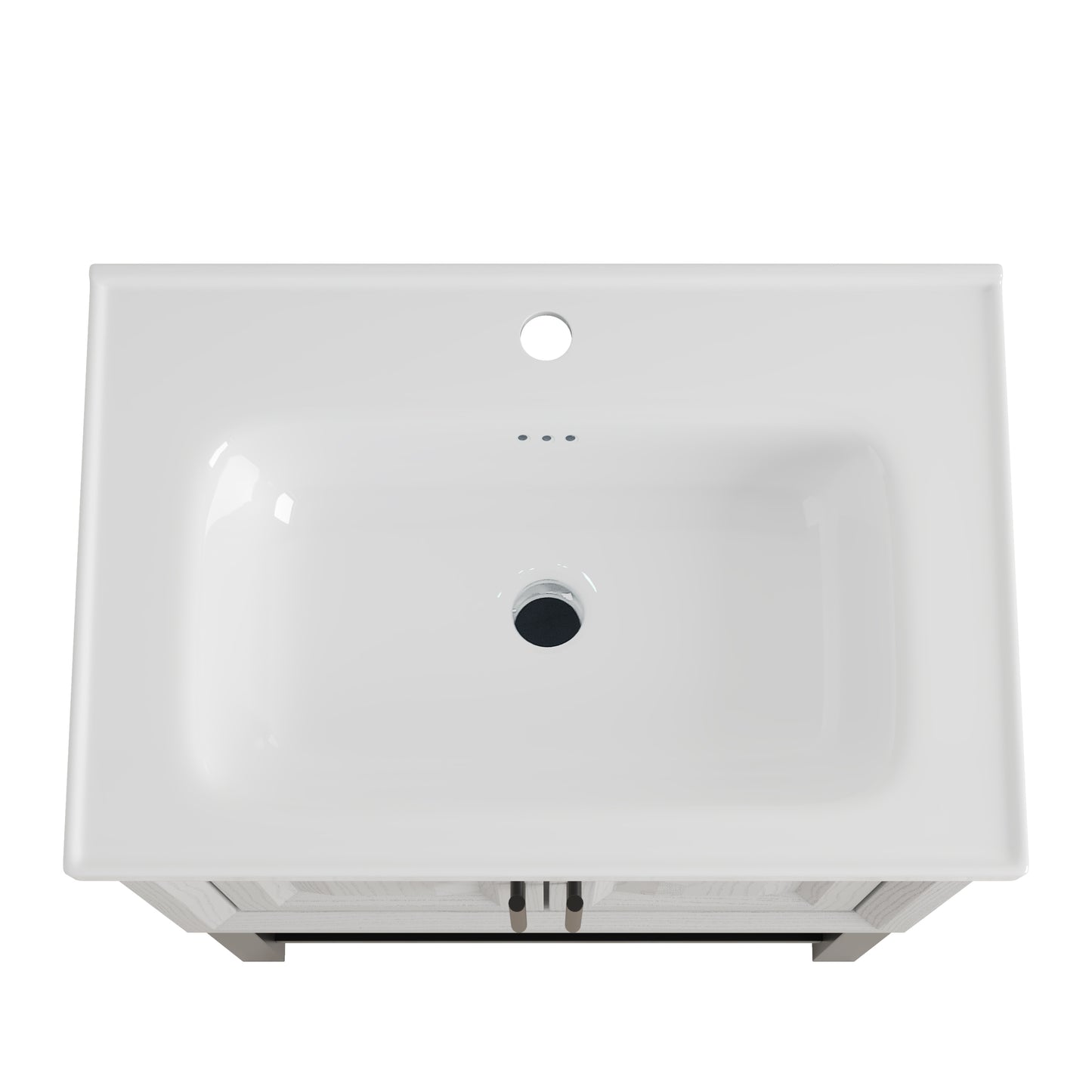 Festivo 24" FBV24222 Freestanding Bathroom Vanity with Ceramic Top-White