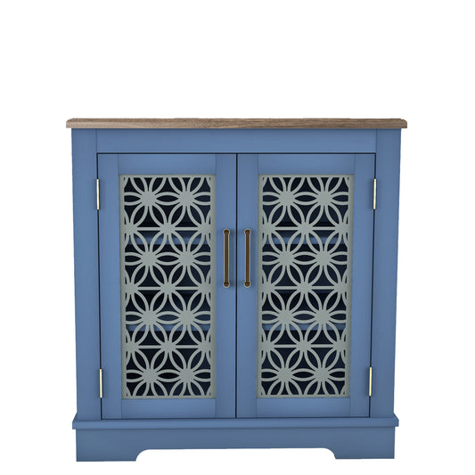 Festivo FCB22131 31" Buffet Sideboard Cabinet-Blue