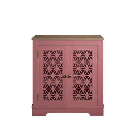 Festivo FCB22133 31" Buffet Sideboard Cabinet-Burgundy