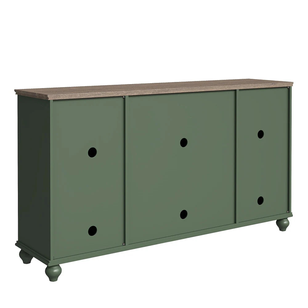 Festivo FCB22441 63" Buffet Sideboard Cabinet-Green