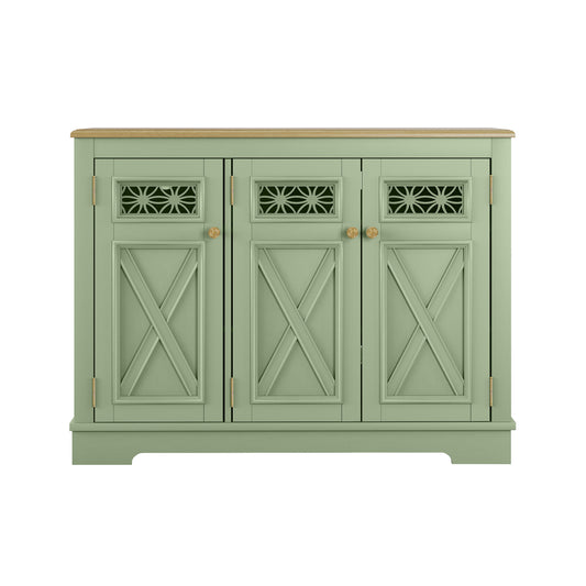 Festivo FCB24132 44.5" Buffet Sideboard Cabinet-Green