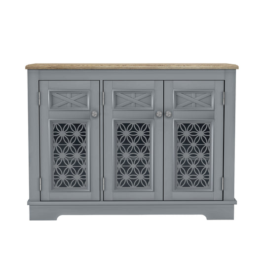 Festivo FCB24135 44.5" Buffet Sideboard Cabinet-Grey