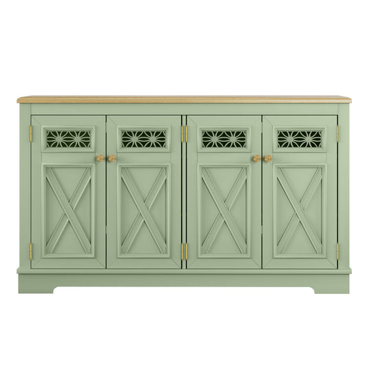 Festivo FCB24140 57.4" Buffet Sideboard Cabinet-Green