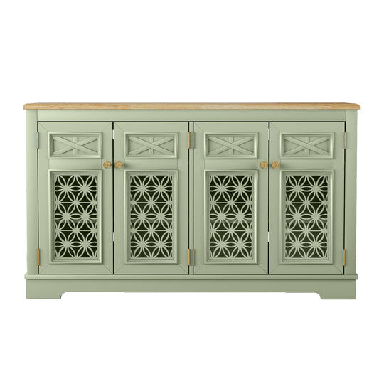 Festivo FCB24145 57.5" Buffet Sideboard Cabinet-Green