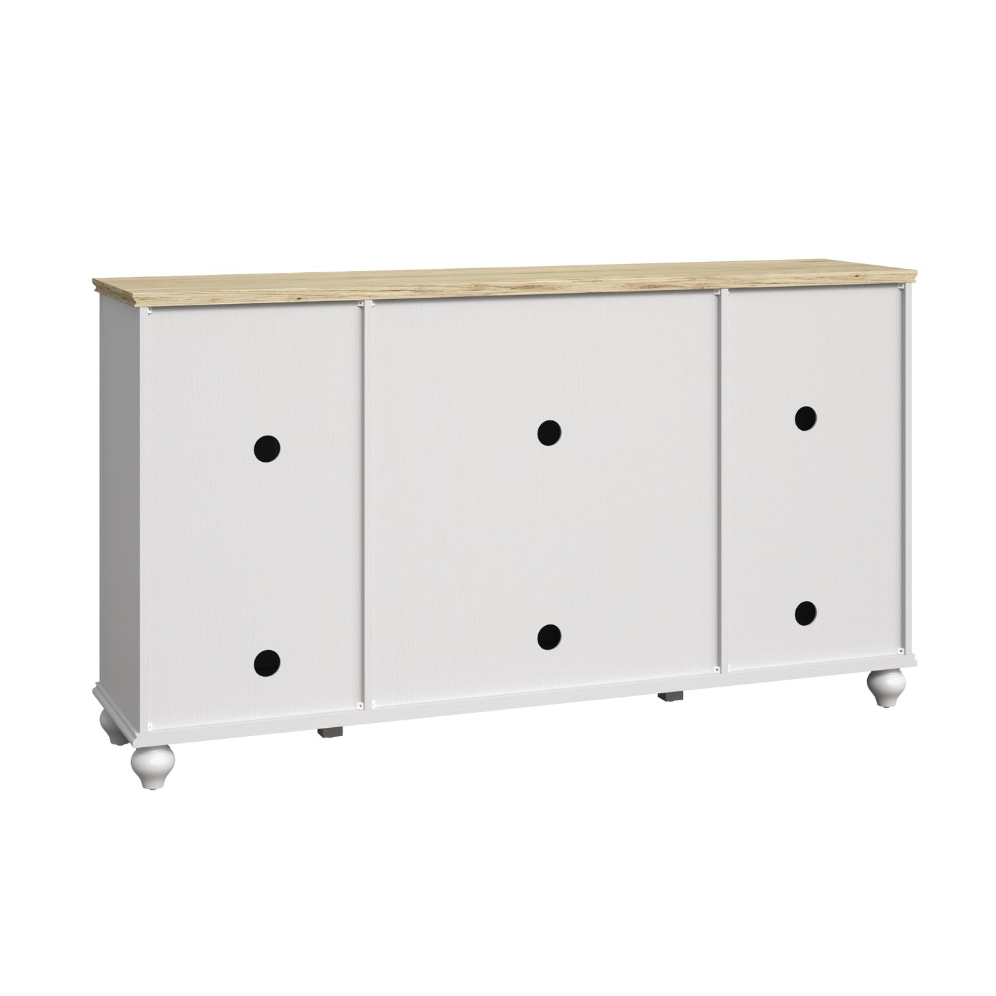 Festivo FCB24542 63" Buffet Sideboard Cabinet-Grayish White