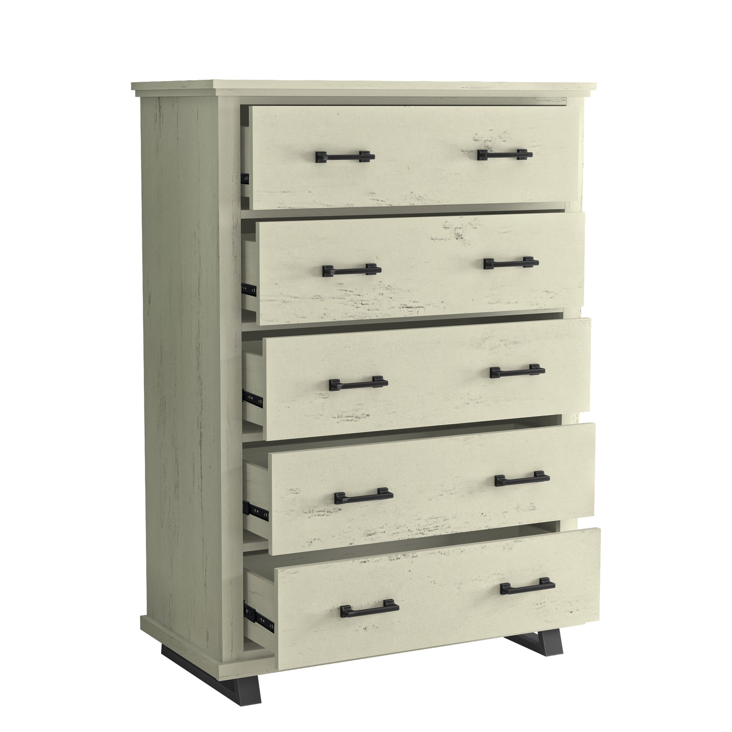 Festivo FCH22242 38" Bedroom Chest with 5 Drawers-White