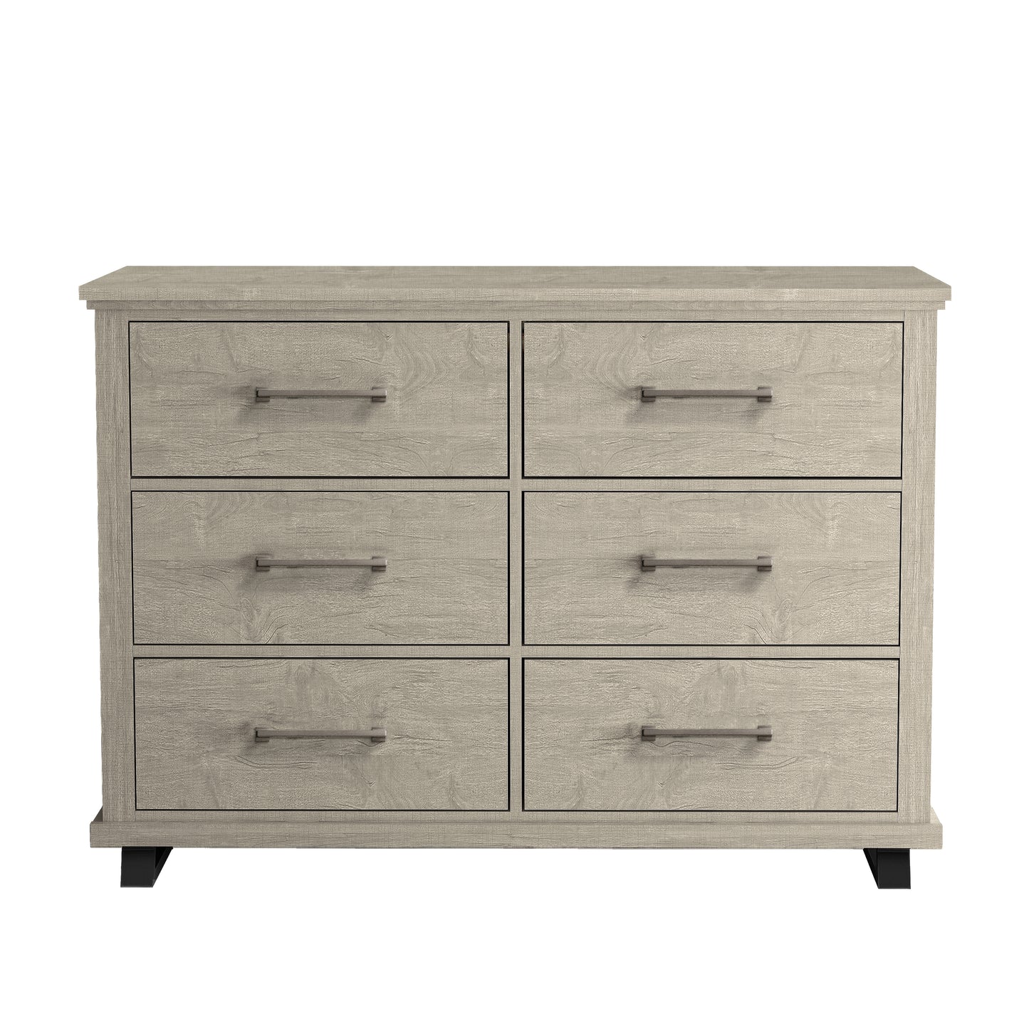 Festivo FDR22225 52" Bedroom Dresser with 6 Drawers-Beige