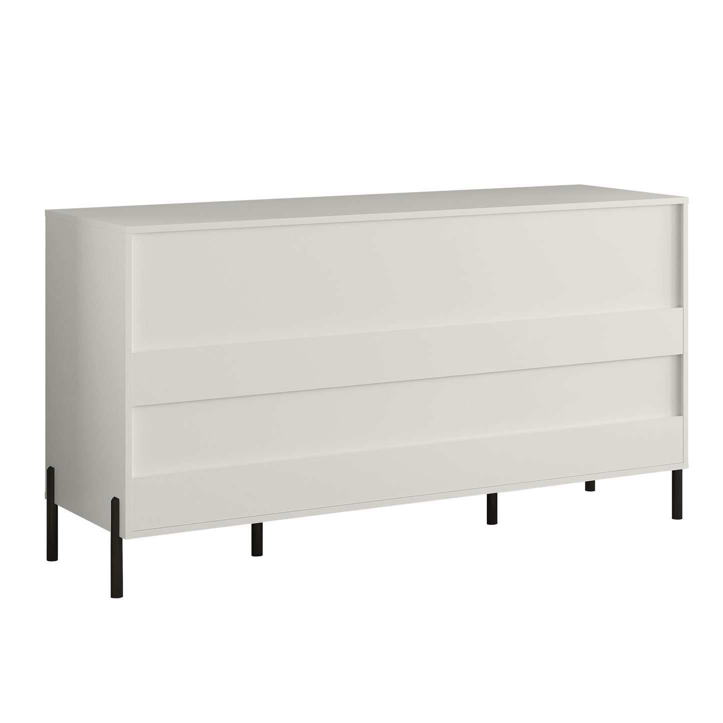 Festivo FDR23142 58" Bedroom Dresser with 6 Drawers-Offwhite