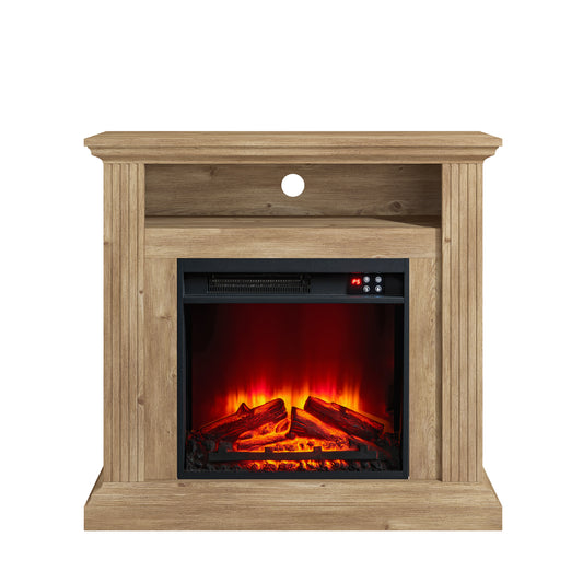 Festivo FFP23342 32" Electric Fireplace Mantel-Walnut