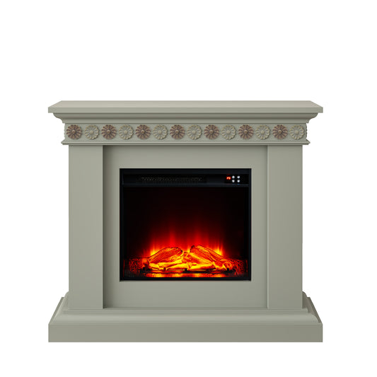 Festivo FFP24126 46.5" Electric Fireplace Mantel-Grey