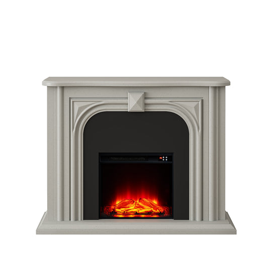 Festivo FFP24345 47.5" Electric Fireplace Mantel-Grey