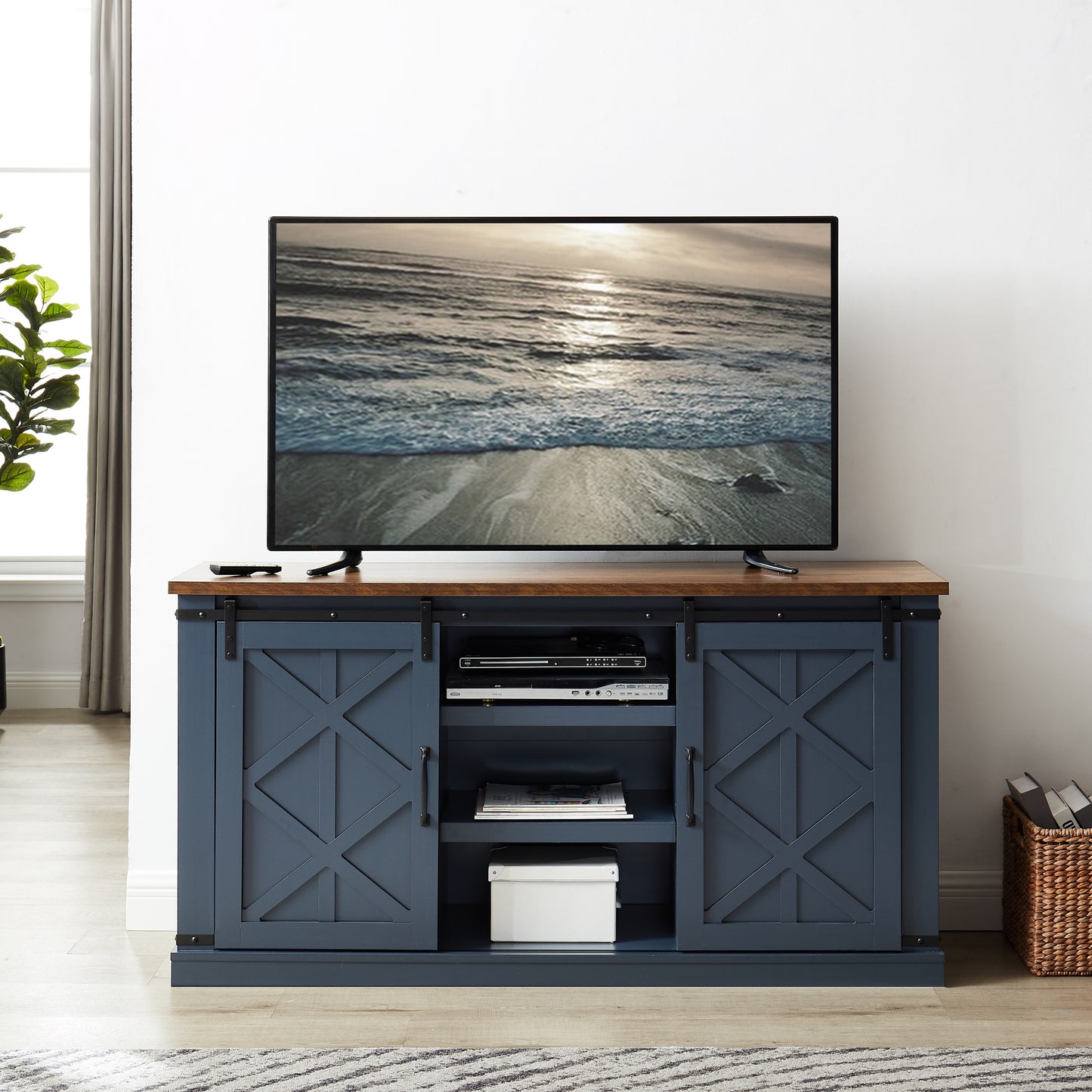 Festivo FTS20332 58" TV Stand-Blue