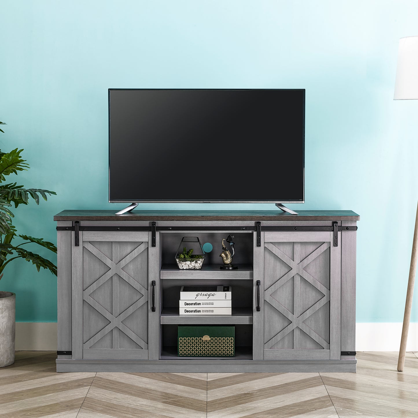 Festivo FTS20333 58" TV Stand-Grey