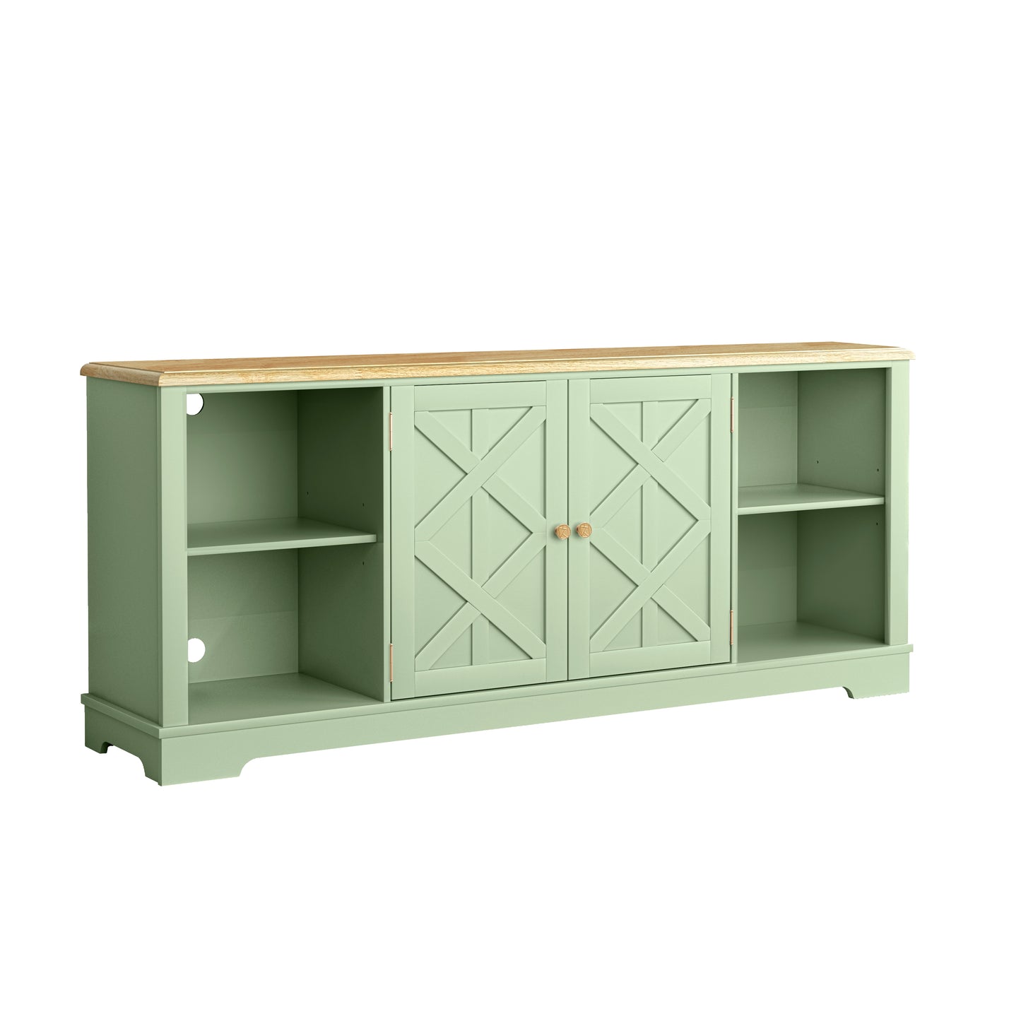 Festivo FTS22603 70" TV Stand-Green