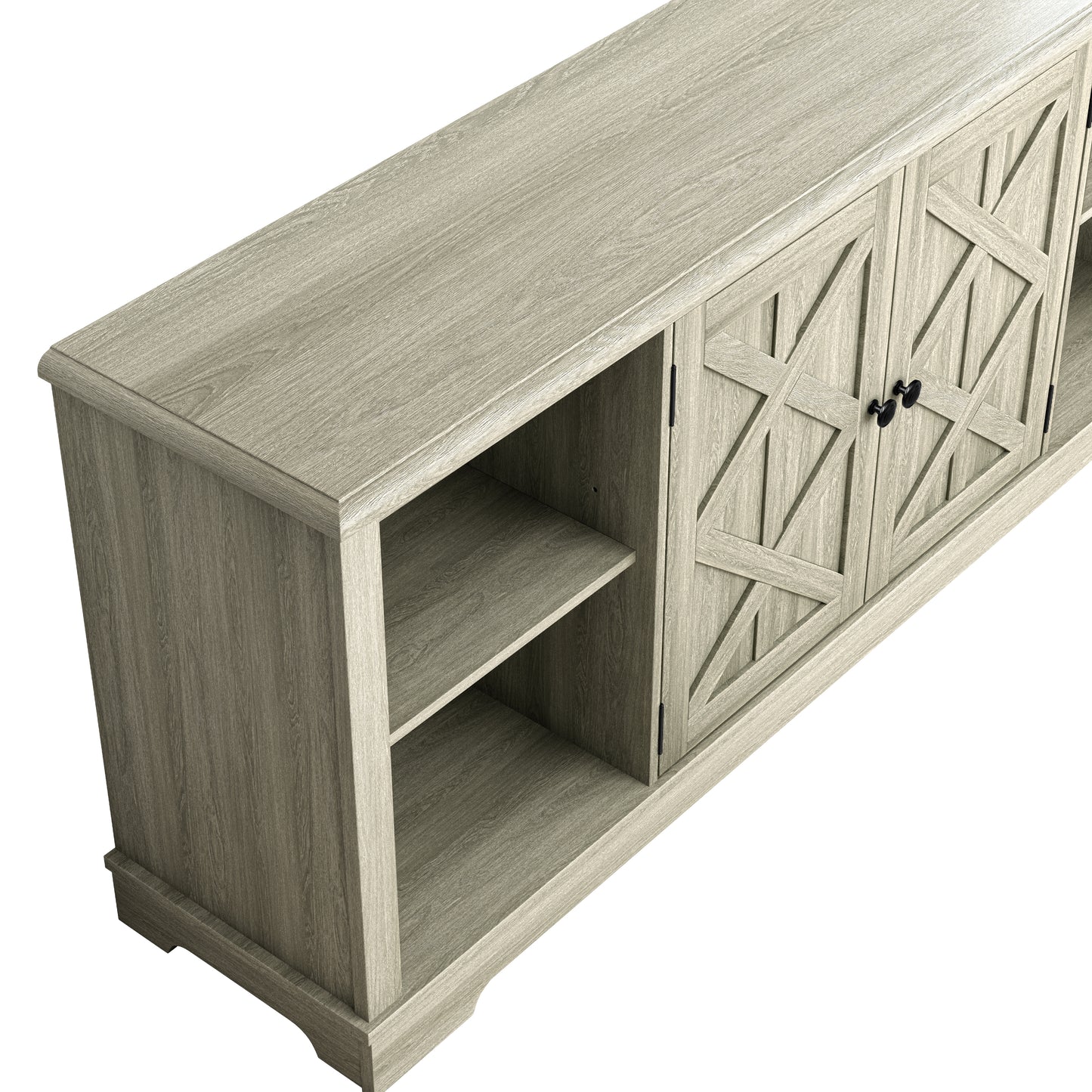 Festivo FTS22604 70" TV Stand-Whitewash