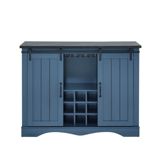 Festivo FWC21132 47" Wine Cabinet-Blue