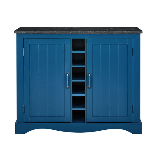 Festivo FWC21180 47" Wine Cabinet-Blue