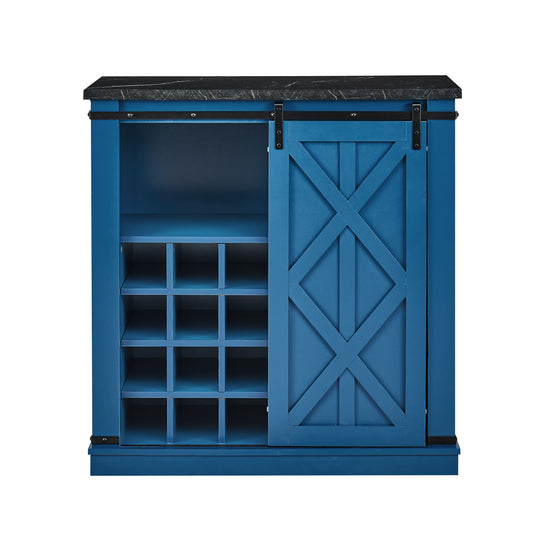 Festivo FWC21190 37" Wine Cabinet-Blue