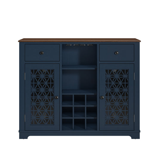 Festivo FWC23317 47" Wine Cabinet-Navy