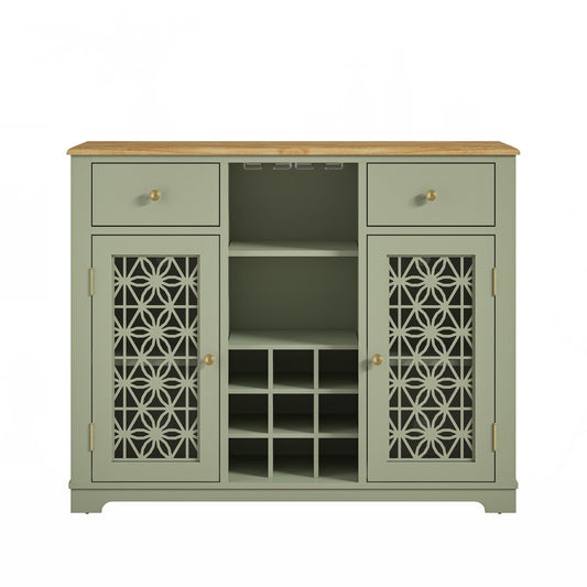 Festivo FWC23319 47" Wine Cabinet-Green