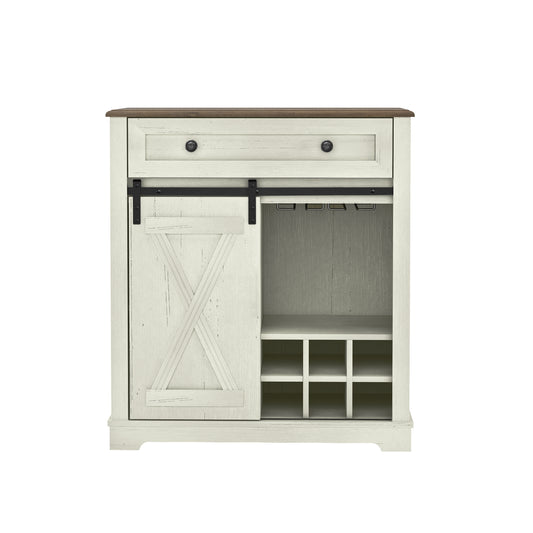 Festivo FWC23428 32" Wine Cabinet-White